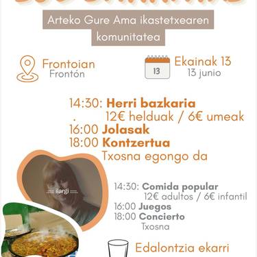 Arteko Gure Amaren ikasturte amaierako jaia