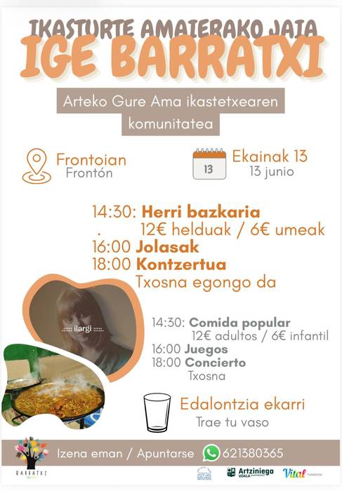 Arteko Gure Amaren ikasturte amaierako jaia