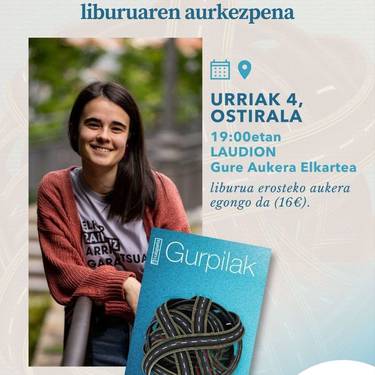 'Gurpilak' liburuaren aurkezpena