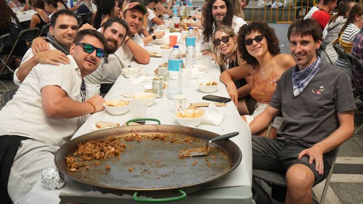 Paella txapelketarekin ekin diote kuadrillek Laudioko jaietako hirugarren egunari