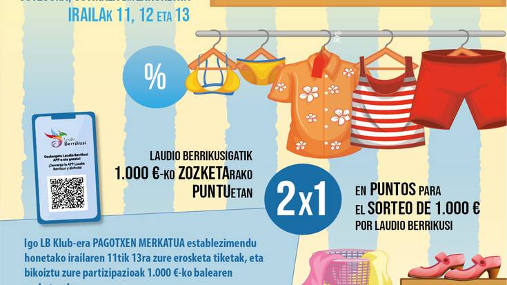 Udako Pagotxen merkatuaren edizio berria Laudioko kaleetan