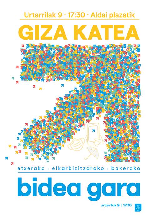 'BIDEA GARA' mobilizazioa Laudion