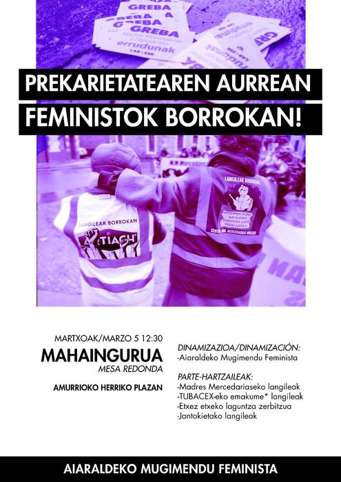 'Prekarietatearen aurrean, feministok borrokan!'