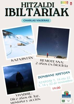 Hitzaldi ibiltariak: 'Remoteana, 2 urte bizikletan'