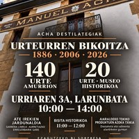 Acha Destilategien urteurren bikoitza