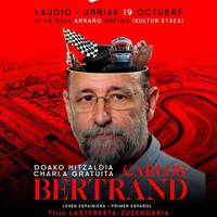 Hitzaldia: Carlos Bertrand, F1eko lasterketa zuzendaria