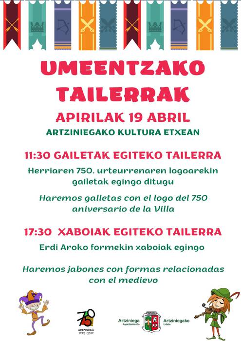 Umeentzako tailerrak