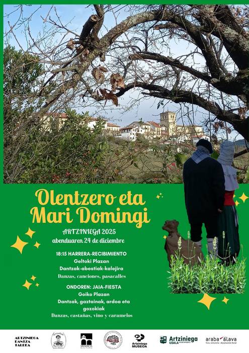 Olentzero eta Mari Domingi Artziniegan