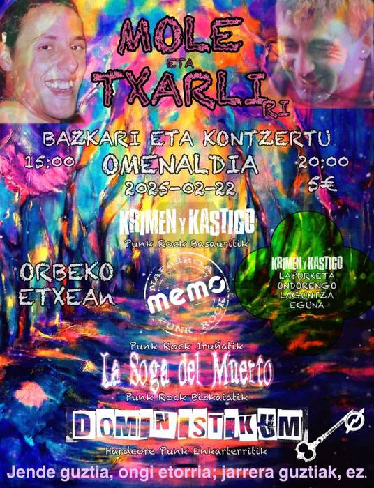 Mole eta Txarliri omenaldia