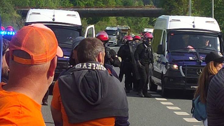 Tubos Reunidoseko bi langile identifikatu ditu Ertzaintzak gaurko mobilizazioan