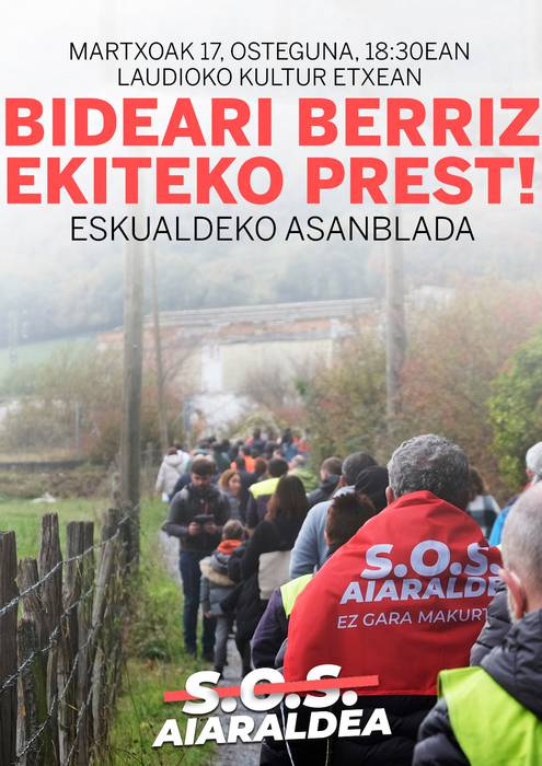 SOS Aiaraldea, eskualdeko batzarra