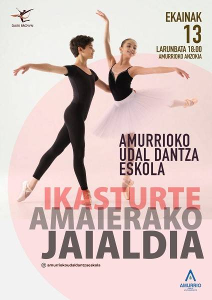 Amurrioko udal dantza eskolaren ikasturte amaierako jaialdia