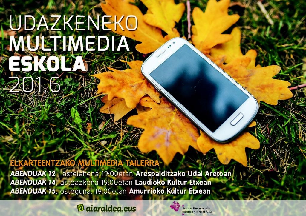Martxan da Udazkeneko Multimedia Eskola