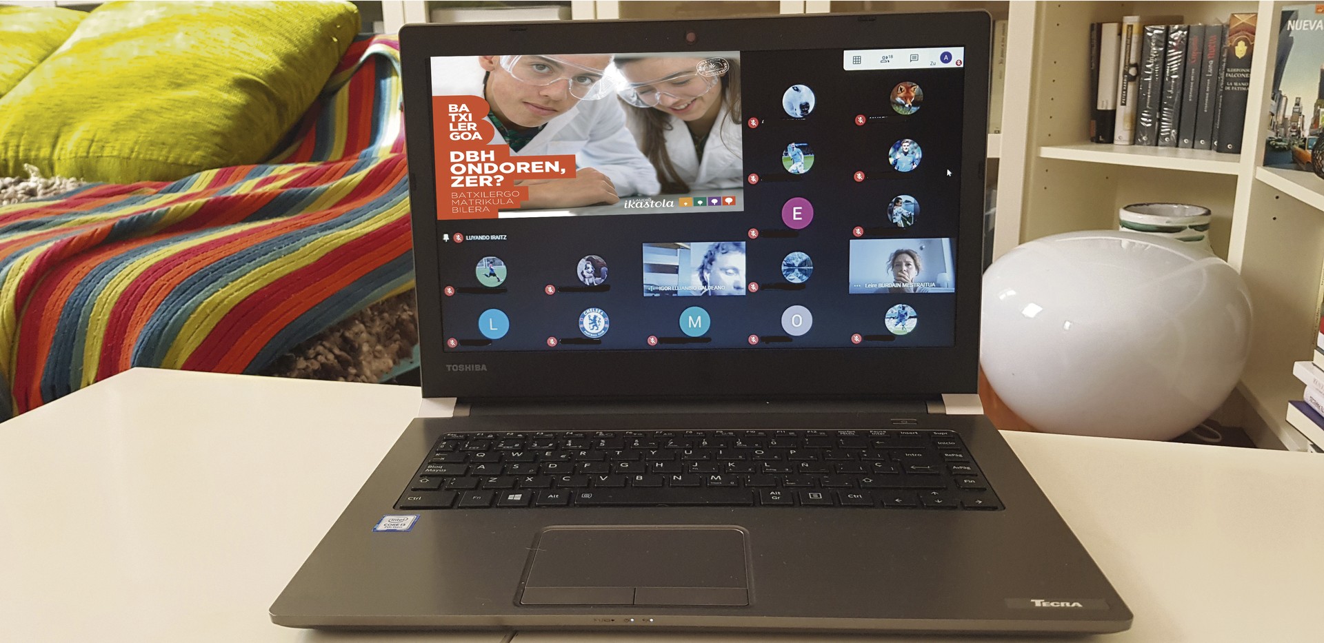 Matrikulazio saio telematiko irekiak abiatu ditu Laudio Ikastolak