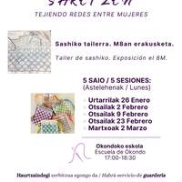 Emakumeak saretzen: Sashiko tailerra