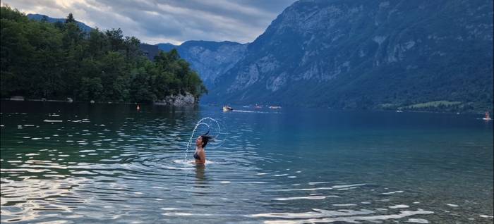 Bohinj lakua Eslovenia