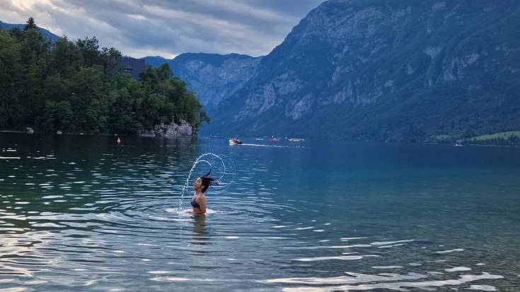 Bohinj lakua Eslovenia