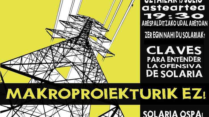 Solaria proiektuari buruzko hitzaldia