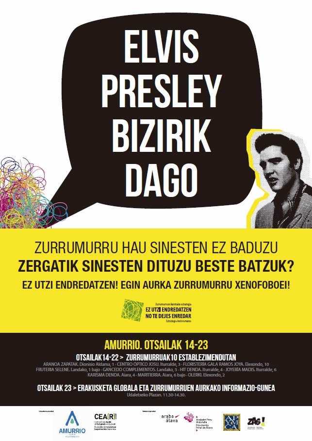 “Ez, Elvis ez dago bizirik eta atzerritarrak ez dira Ness lakuko munstroa”