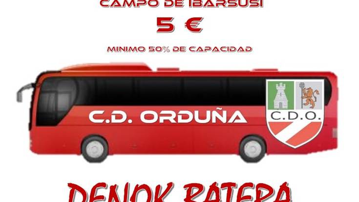 Ibarsusi-CD Orduña: autobusa