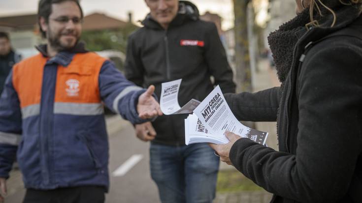 Gutxieneko soldata propio baten alde, greba orokorra