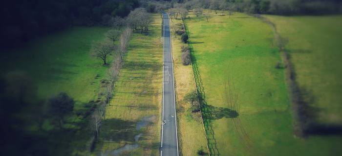 Gorobel, drone irudi bidez