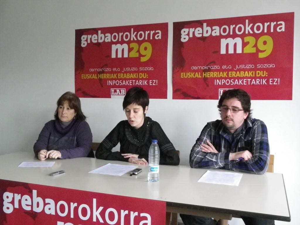 LAB sindikatuak Aiarako herri guztietan eratuko diren greba batzordeetan parte hartzeko gonbitea luzatu du