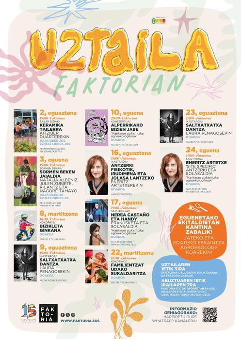 Familientzako udako sukaldaritza ikastaroa