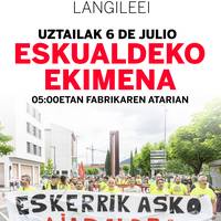 Maderas de Llodioko langileen aldeko eskualdeko ekimena