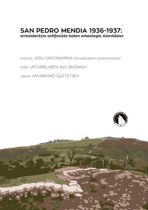 San Pedro mendia 1936-1937: erresistentzia antifaxista baten arkeologia Aiaraldean