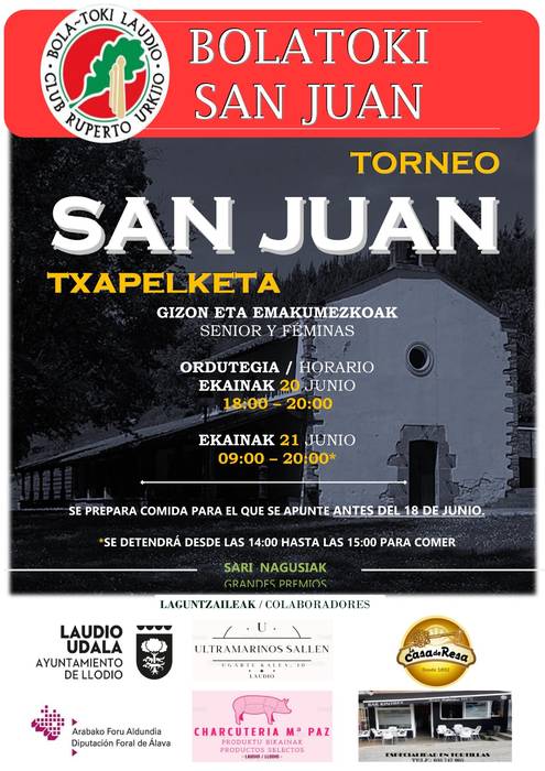 San Juan bolatoki txapelketa