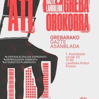 Azaroaren 11ko greba orokorra prestatzeko gazte asanblada