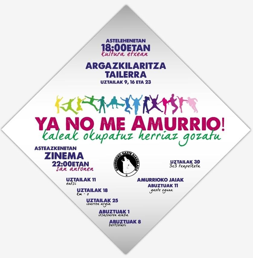 “Ya no me amurrio!” kanpaina jarri du abian Gazte Asanbladak