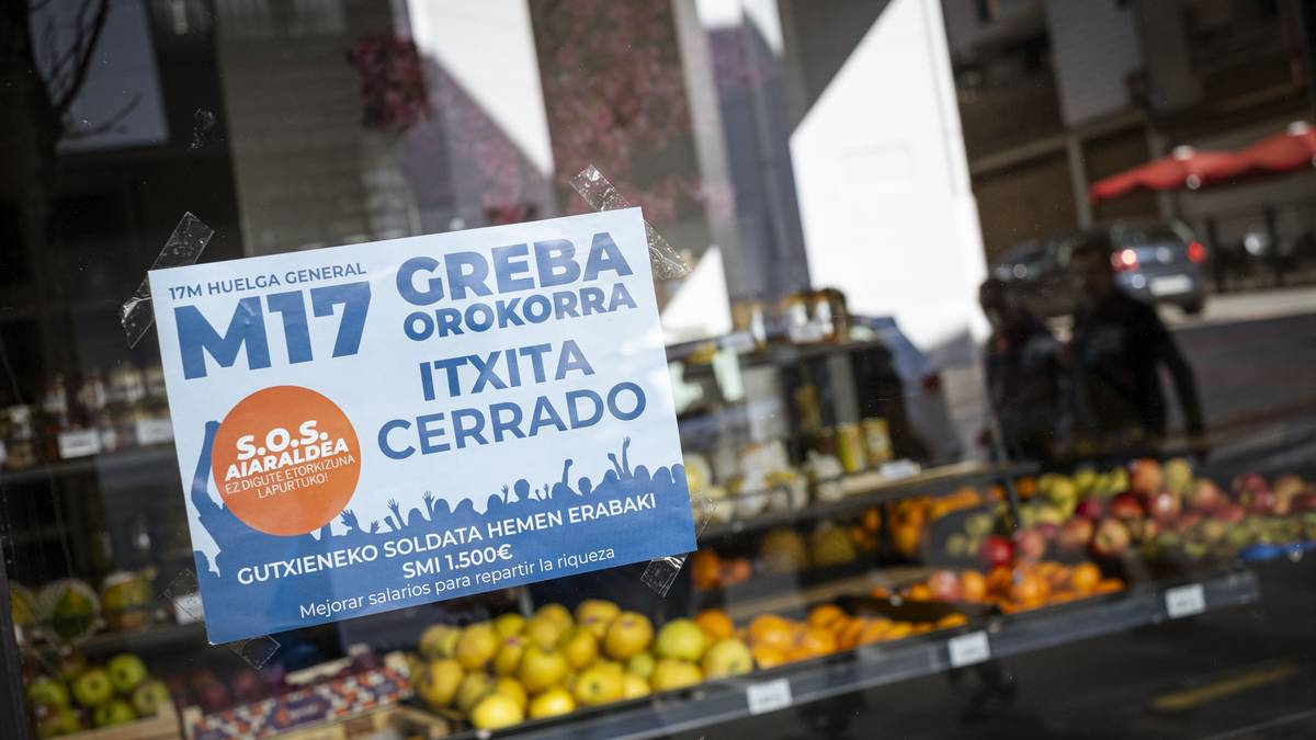 Jarraipen zabala ari du izaten greba orokorrak Aiaraldean, industrian zein merkataritzan