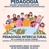 Kulturarteko pedagogia, Hajar Samadiren eskutik