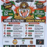 Laudiozaleak Athletic Clubeko peñaren jaia