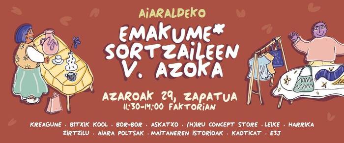 Aiaraldeko Emakume* Sortzaileen V. Azoka