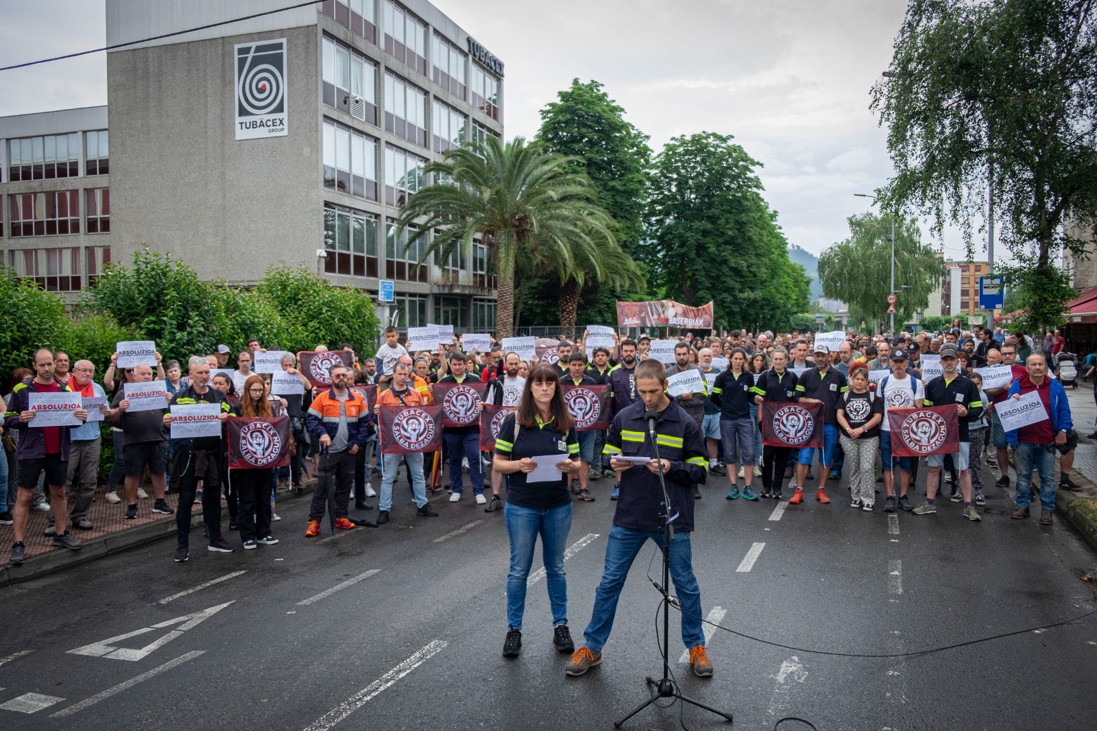 Tubacexeko greban parte hartzeagatik lau urte eta zazpi hilabeteko kartzela zigor eskaera duten gazteak babesteko mobilizazioa, bihar