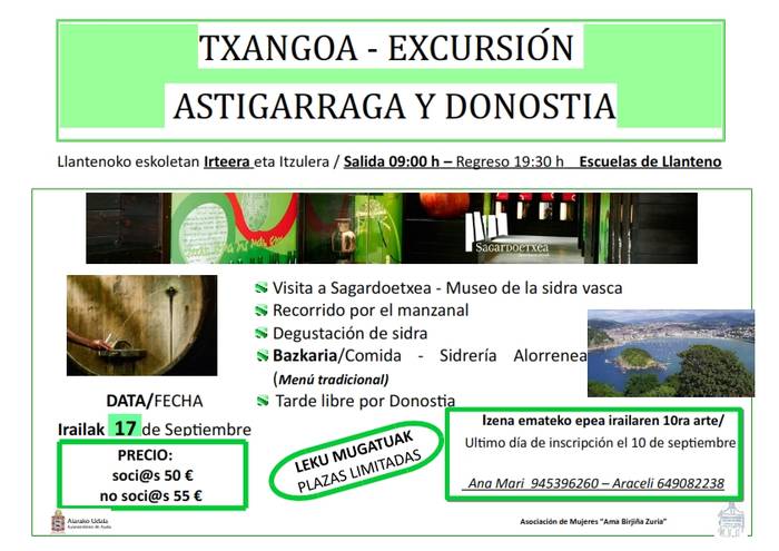 Astigarraga-Donostia txangoa