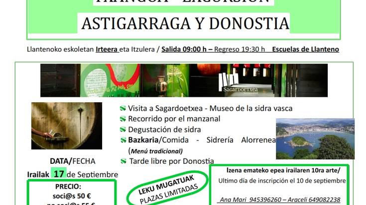 Astigarraga-Donostia txangoa