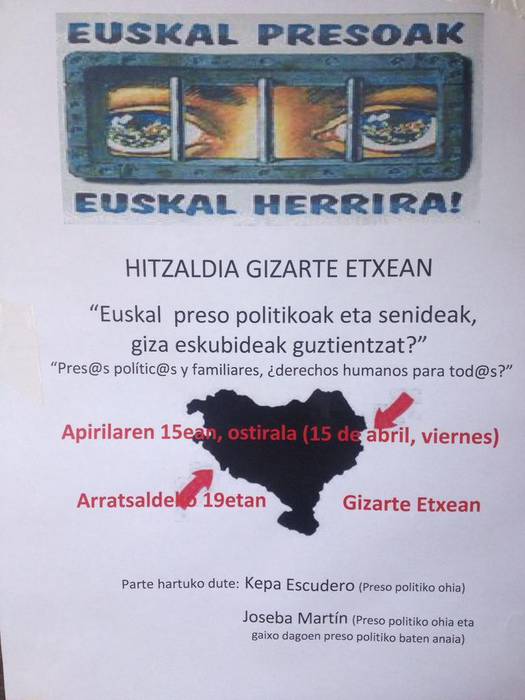 Euskal Preso Politikoak eta senideak, giza eskubideak guztientzat?