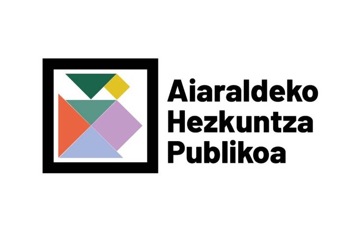 Aiaraldeko hezkuntza publikoko ikastetxeek logoa sortu dute euren elkarlana ikusarazteko
