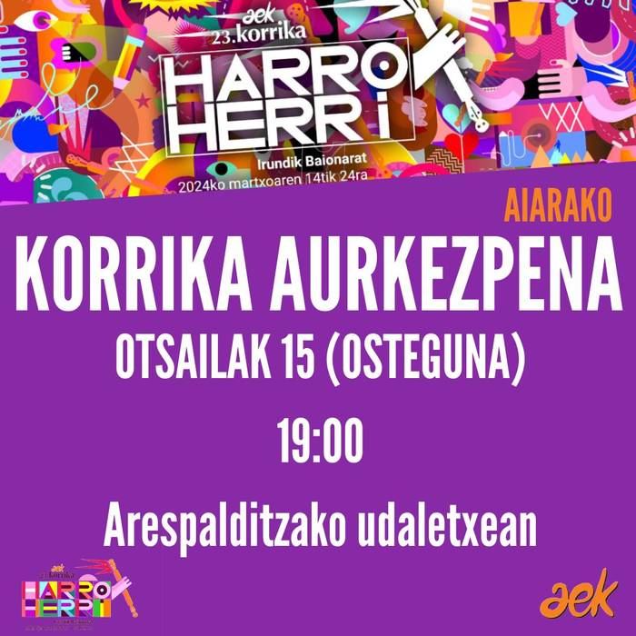 Korrika aurkezpena