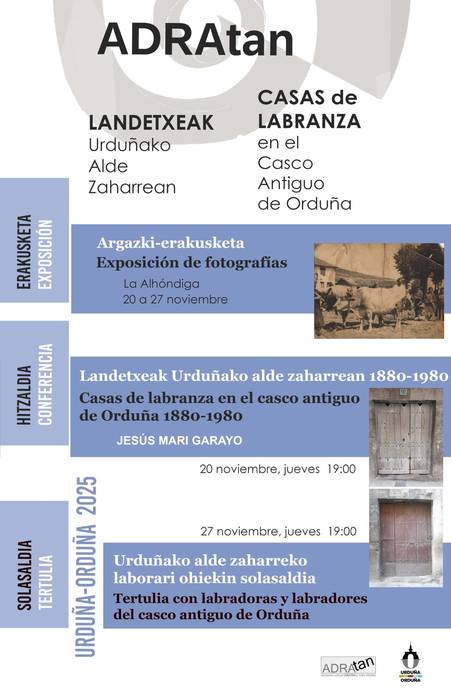 Urduñako Alde Zaharreko laborari ohiekin solasaldia