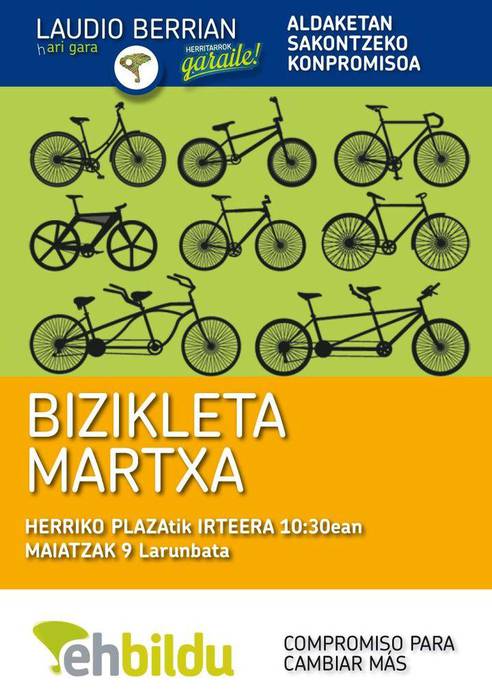 EH Bildu: Bizikleta martxa