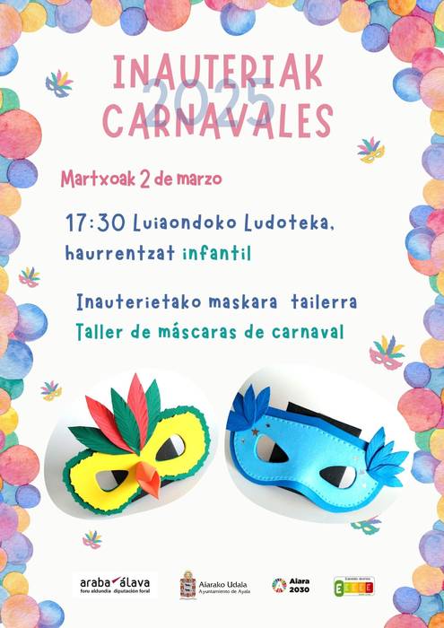 Inauterietako maskara tailerra