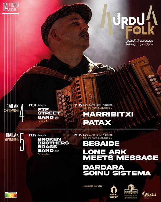 Koroatze jaiek eta Urdufolkek tradizioz, kulturaz eta musikaz beteko dute berriz Urduña iraileko lehen asteburuan