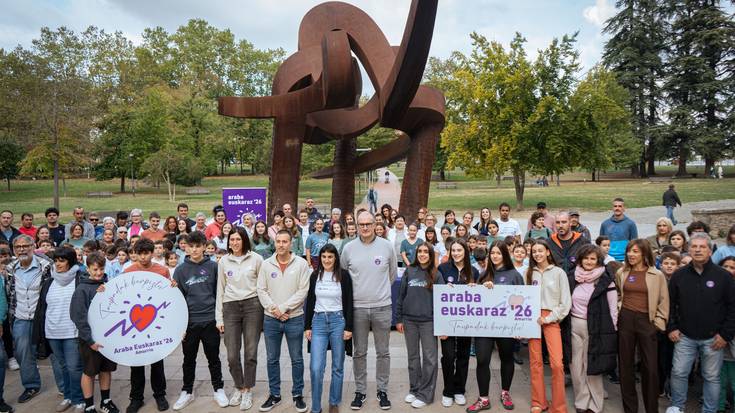 2026ko Araba Euskaraz jaia aurkeztu du Aresketa Ikastolako hezkuntza komunitateak