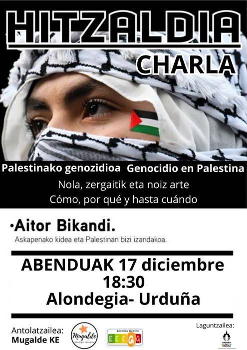 'Palestina genozidioa: Nola, zergatik eta noiz arte'