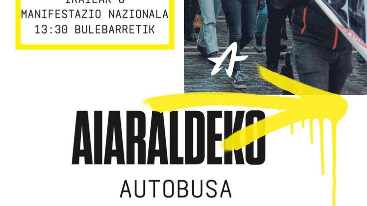 "Bat eginez independentziara" mobilizaziora joateko Aiaraldeko autobusa